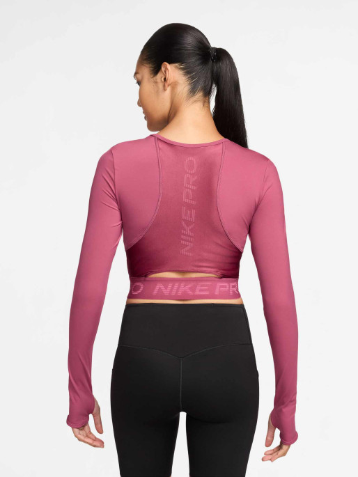 NIKE Μακρυμάνικη Μπλούζα Top W NP DF LS TOP GG SHINE