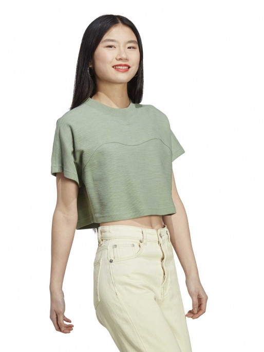 ADIDAS SPORTSWEAR Tricou Lounge Terry Loop Crop