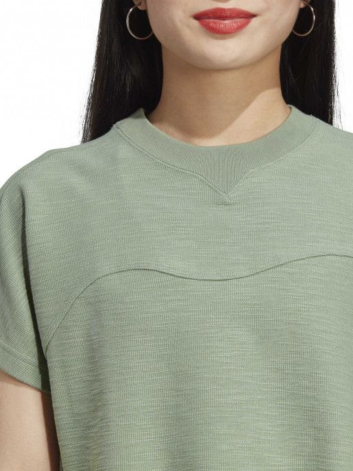 ADIDAS SPORTSWEAR Tricou Lounge Terry Loop Crop