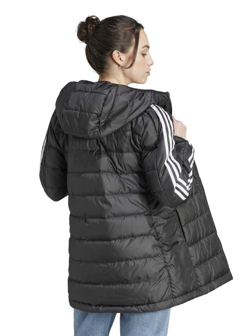 ADIDAS SPORTSWEAR Essentials 3-Stripes Light Down Hooded Parka