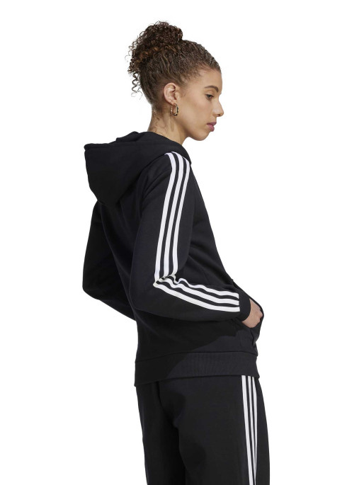 ADIDAS SPORTSWEAR Essentials 3-Stripes Full-Zip Fleece Hoodie