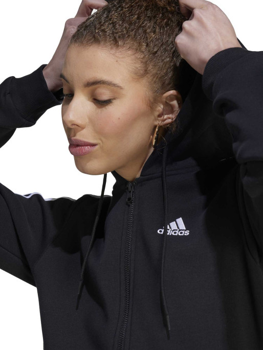 ADIDAS SPORTSWEAR Essentials 3-Stripes Full-Zip Fleece Hoodie