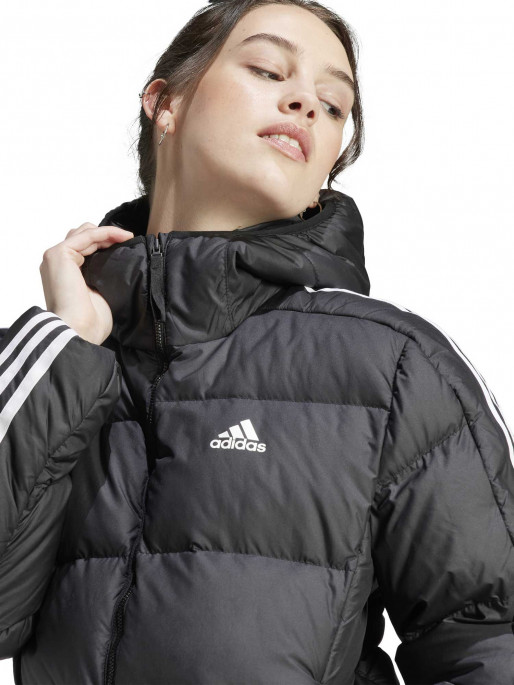 ADIDAS SPORTSWEAR Essentials 3-Stripes Mid Down Hooded Jacket