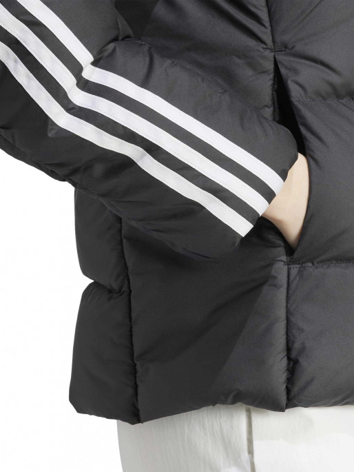 ADIDAS SPORTSWEAR Essentials 3-Stripes Mid Down Hooded Jacket