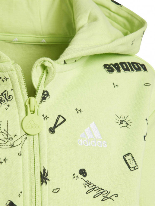 ADIDAS SPORTSWEAR Brand Love Hooded Kids Track Suit