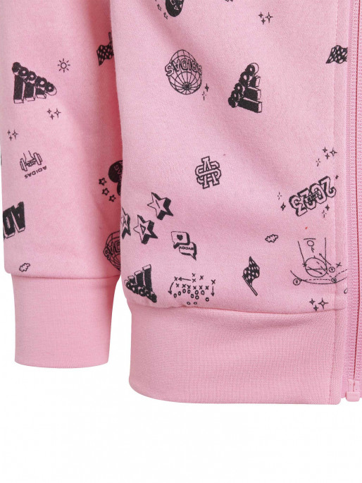 ADIDAS SPORTSWEAR Brand Love Hooded Tracksuit Kids