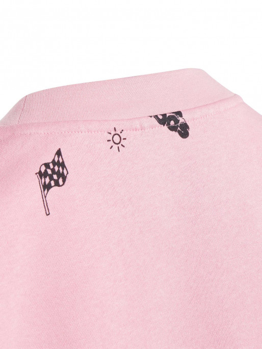 ADIDAS SPORTSWEAR Brand Love Allover Print Crew Sweatshirt Kids