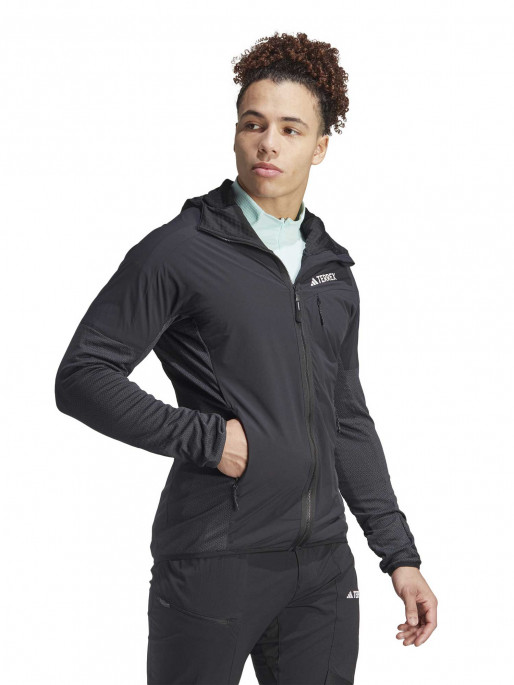 ADIDAS PERFORMANCE Terrex Techrock Hooded Wind Fleece Jacket