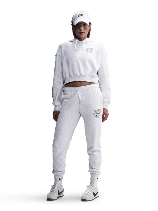 NIKE W NSW CLUB FLC MR GFX STD PANTS