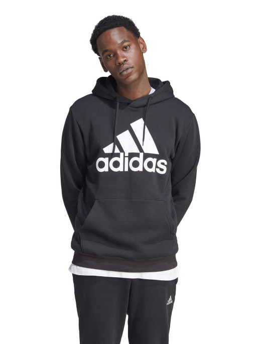 ADIDAS SPORTSWEAR Μακρυμάνικη Μπλούζα ESSENTIALS FLEECE BIG LOGO HOODIE