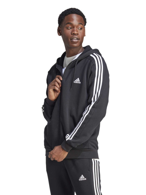 ADIDAS SPORTSWEAR Αθλητική Ζακέτα 3-STRIPES FULL-ZIP HOODIE