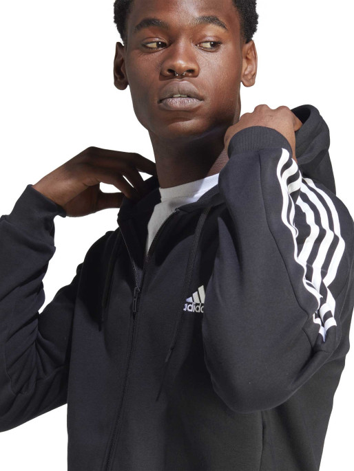 ADIDAS SPORTSWEAR Αθλητική Ζακέτα 3-STRIPES FULL-ZIP HOODIE