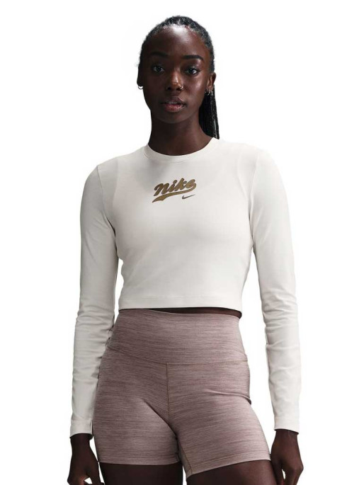 NIKE W NSW LS MD CRP TOP TRND