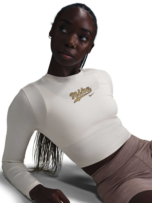 NIKE W NSW LS MD CRP TOP TRND