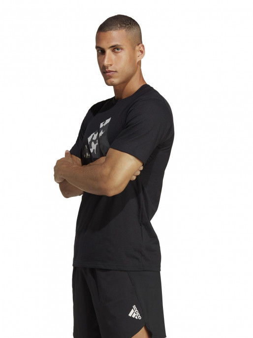 ADIDAS PERFORMANCE Κοντομάνικη Μπλούζα Train Essentials Seasonal Logo Training