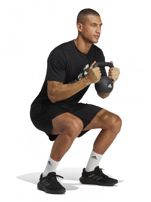 ADIDAS PERFORMANCE Κοντομάνικη Μπλούζα Train Essentials Seasonal Logo Training
