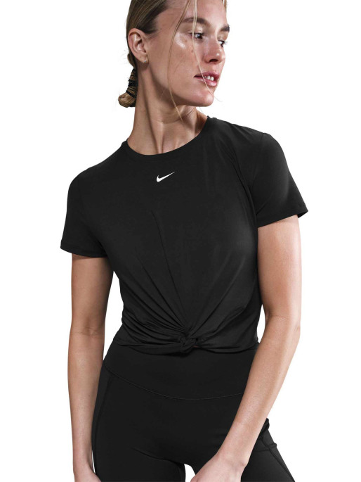 NIKE Κοντομάνικη Μπλούζα W NK ONE CLSC DF TWST SS TP WT
