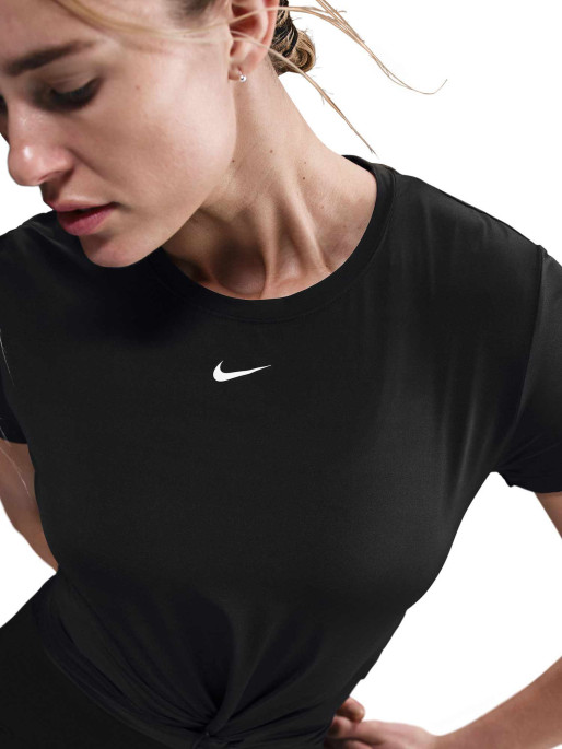 NIKE Κοντομάνικη Μπλούζα W NK ONE CLSC DF TWST SS TP WT
