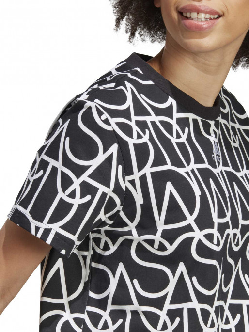 ADIDAS SPORTSWEAR Tricou Allover Graphic Boyfriend