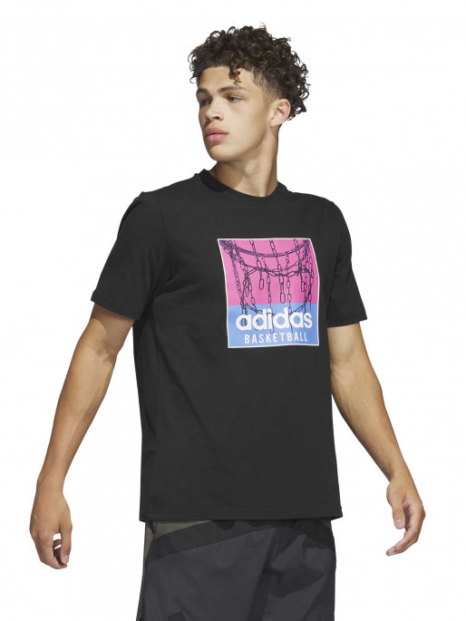 ADIDAS PERFORMANCE Tricou Chain Net Basketball Graphic