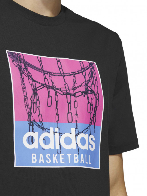 ADIDAS PERFORMANCE Tricou Chain Net Basketball Graphic