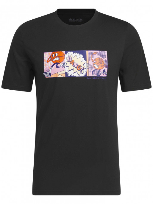 ADIDAS PERFORMANCE Lil Stripe Basketball Graphic T-Shirt