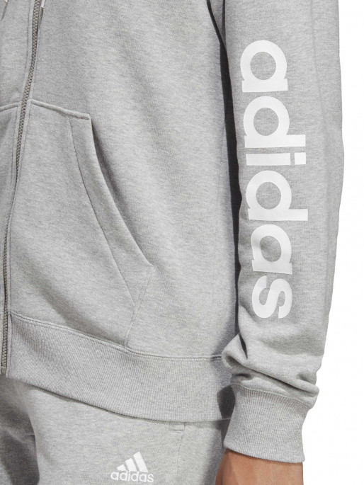 ADIDAS SPORTSWEAR Essentials Linear Full-Zip French Terry Hoodie