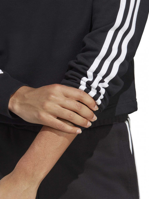 ADIDAS SPORTSWEAR Essentials 3-Stripes French Terry Crop Hoodie