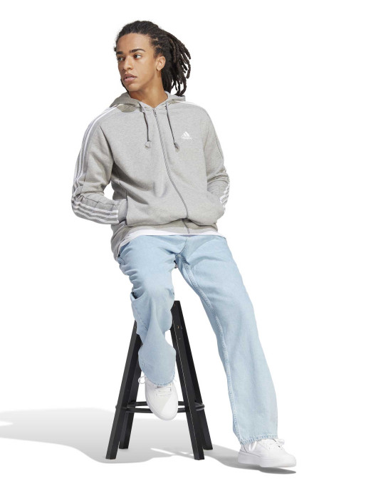 ADIDAS SPORTSWEAR Αθλητική Ζακέτα Essentials French Terry 3-Stripes