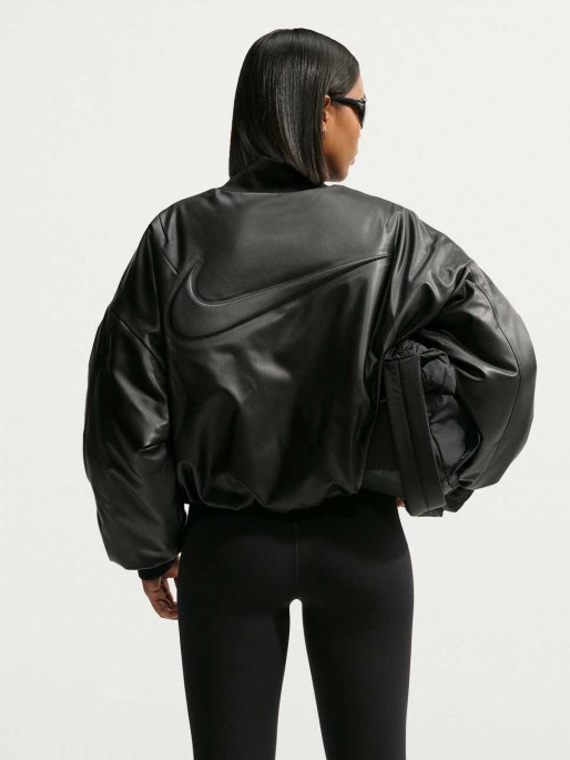 NIKE Яке W NK TF PLEATHER BOMBER JKT