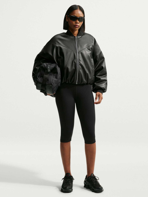 NIKE Яке W NK TF PLEATHER BOMBER JKT