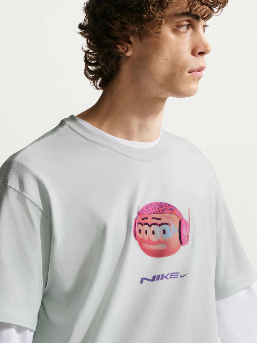 NIKE Тениска U NSW TEE LSE DN FLOCK