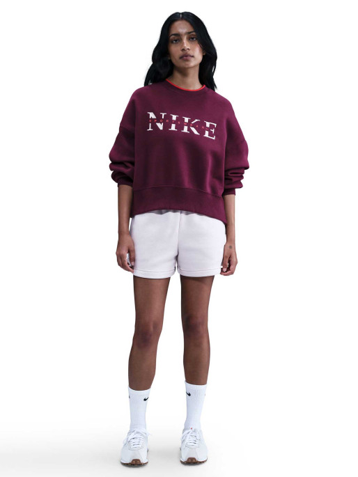 NIKE Bluza W Nsw Phnx Flc Crew Gls