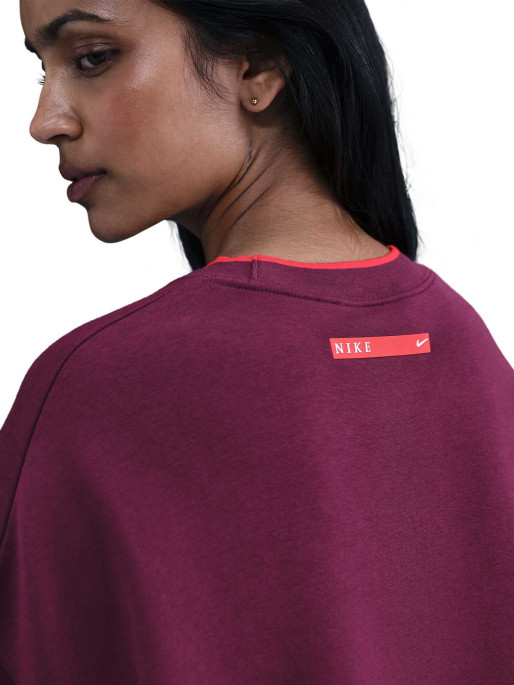 NIKE Bluza W Nsw Phnx Flc Crew Gls