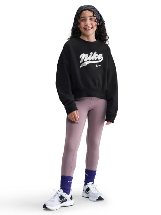 NIKE Παιδική Μακρυμάνικη Μπλούζα G NSW TREND FLC CRP CREW