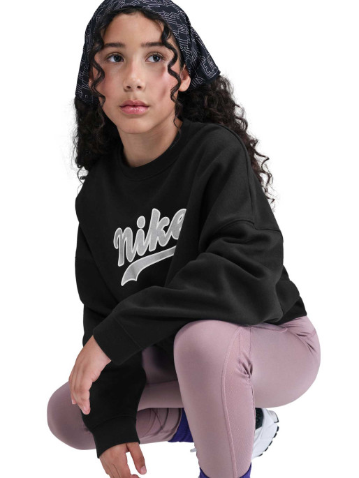 NIKE Παιδική Μακρυμάνικη Μπλούζα G NSW TREND FLC CRP CREW