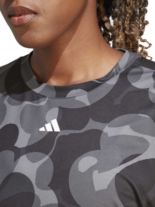 ADIDAS PERFORMANCE Train Essentials AOP Floral Print Crop T-shirt