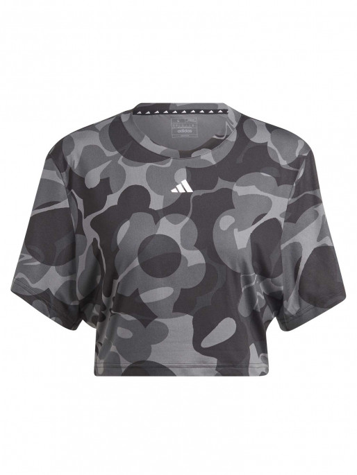 ADIDAS PERFORMANCE Train Essentials AOP Floral Print Crop T-shirt