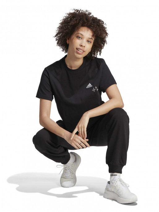 ADIDAS SPORTSWEAR Κοντομάνικη Μπλούζα Scribble Embroidery Crop Tee