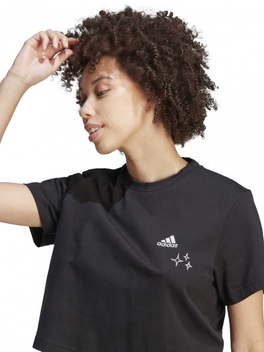 ADIDAS SPORTSWEAR Κοντομάνικη Μπλούζα Scribble Embroidery Crop Tee