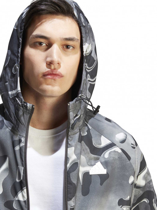 ADIDAS SPORTSWEAR Future Icons Allover Print Full-Zip hoodie