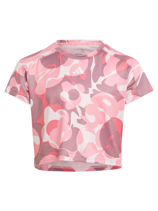 ADIDAS SPORTSWEAR Essentials AEROREADY Print Crop T-Shirt Kids