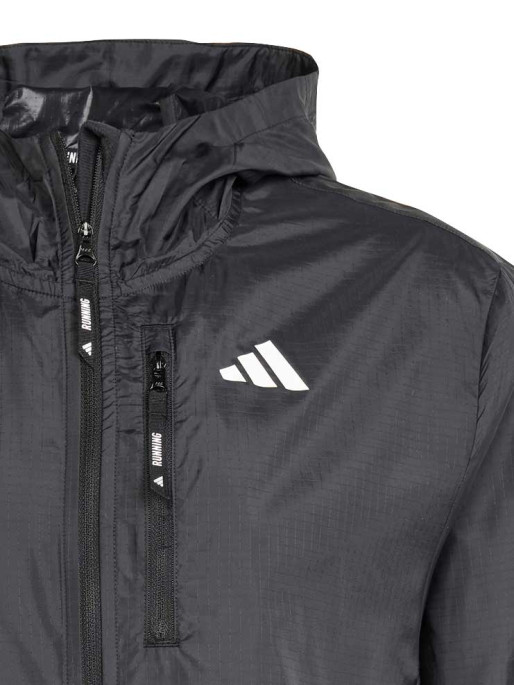 ADIDAS PERFORMANCE Αθλητικό Αντιανεμικό OWN THE RUN 3-STRIPES JACKET