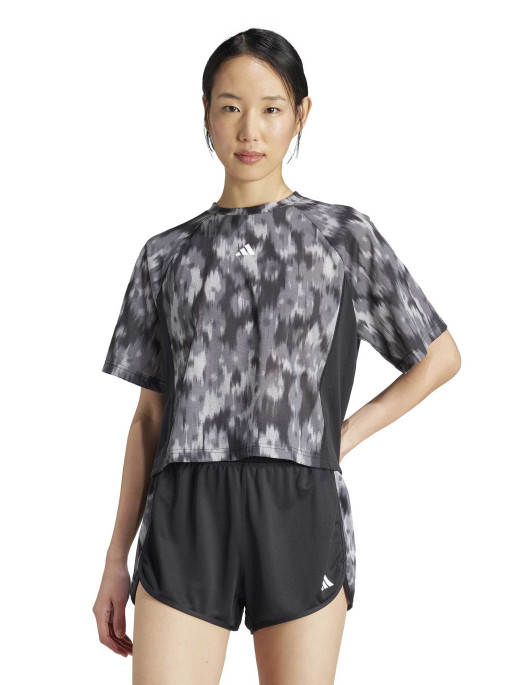 ADIDAS PERFORMANCE Train Essentials Allover Print Flower T-shirt