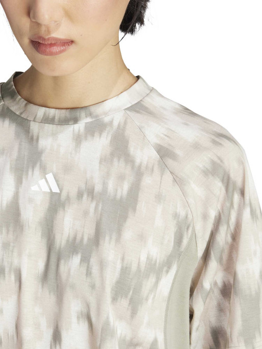 ADIDAS PERFORMANCE Train Essentials Allover Print Flower T-shirt