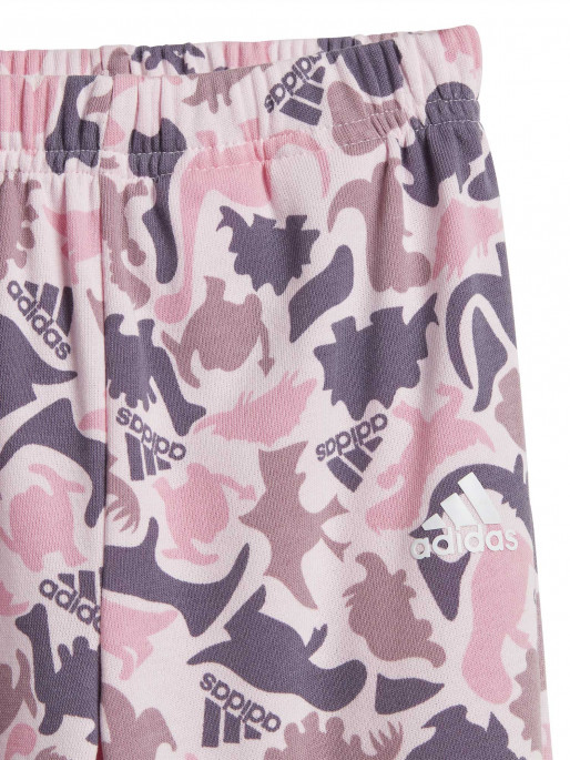 ADIDAS SPORTSWEAR Dino Camo Allover Print French Terry Jogger Set