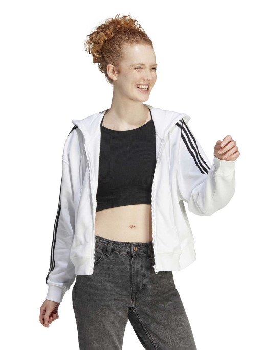 ADIDAS SPORTSWEAR Essentials 3-Stripes French Terry Bomber Hoodie