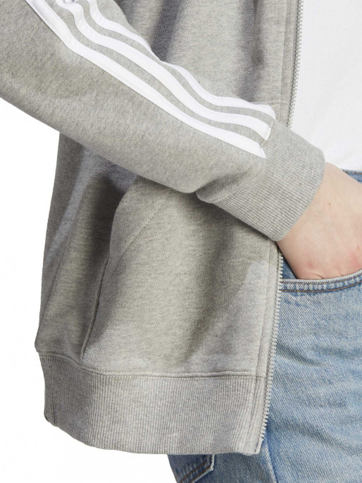 ADIDAS SPORTSWEAR Essentials 3-Stripes French Terry Regular Full-Zip Hoodie
