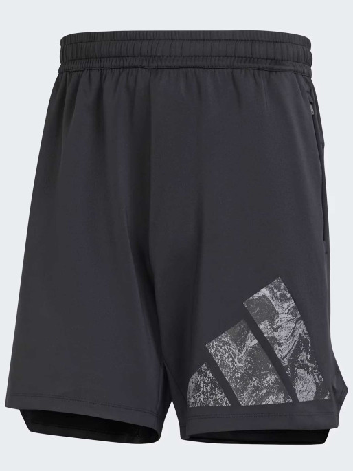 ADIDAS PERFORMANCE Workout Logo Knit Shorts