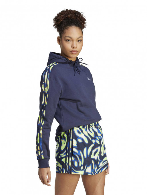 ADIDAS SPORTSWEAR Vibrant Print 3-Stripes Hoodie